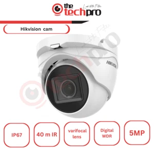 TURBO HD HIKVISION DS-2CE79H0T-IT3ZF, 5MP, lenses 2.7-13.5mm, IR 40M - Picture 1 of 2