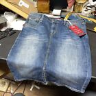 Levi's Jeans / jupe jean droit en denim extensible foncé / taille 30