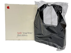 Apple Imagewriter Ribbon (3) BLACK - Genuine (Vintage) Original Box / Sealed - Picture 1 of 3