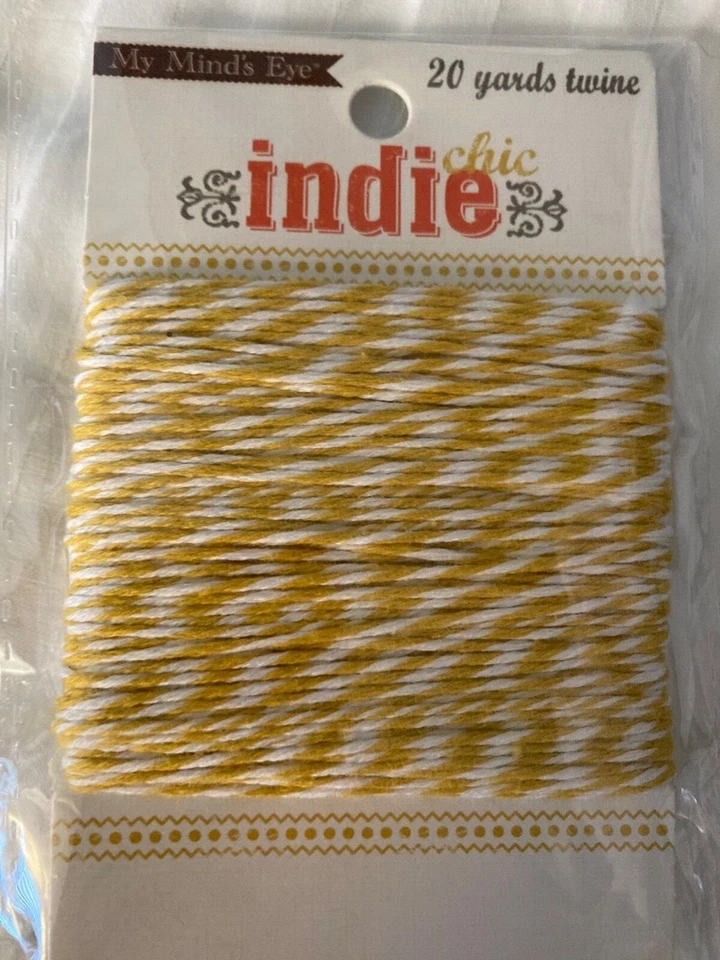 MME - My Minds Eye-Twine - 20 yardas Jengibre Relax - Indie Chic Foto 1 de 1