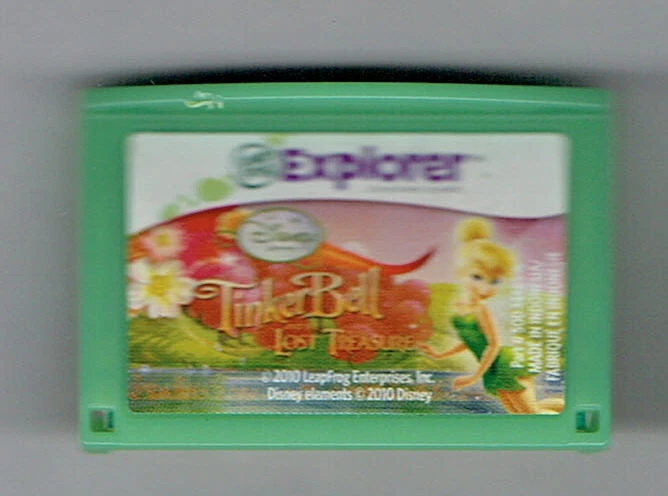 leapFrog Explorer Game Cart Tinkerbell and the Lost Treasure Rare HTF - Image 1 of 1