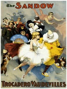 Decoration Poster..Home wall Interior design.Sandow Trocadero Circus show.7006 - Picture 1 of 1