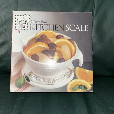 Báscula de cocina Ekco báscula de alimentos dietéticos con pesador nueva Foto 1 de 4