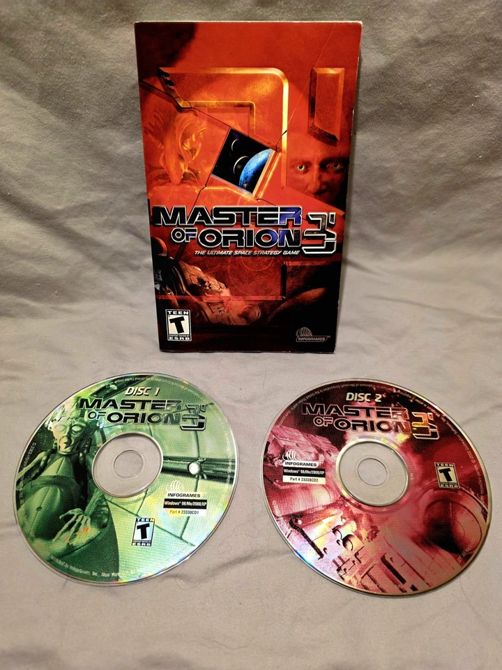 Master Of Orion 3 PC Game 2002 + Manual  - Image 1 of 1