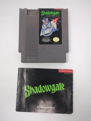 Cartucho Shadowgate e Manual (Nintendo Entertainment System, 1989) Testado NES - Imagem 1 de 4