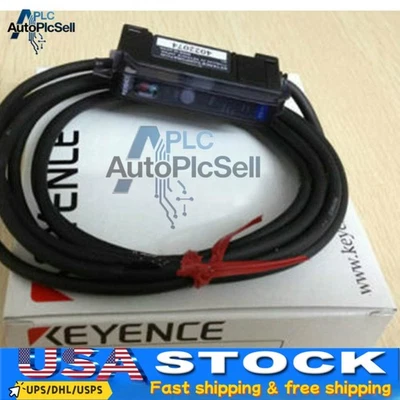 ONE NEW KEYENCE FS-T1 Fiber Optic Sensor in box spot stock - Image 1 of 3