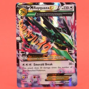 Pokemon TCG Karte Englisch XY Roaring Skies M Rayquaza EX 76/108 Holo - Bild 1 von 6
