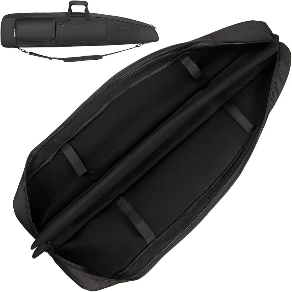 Soft Double Shotgun Rifle Case 38” 42” 44” 46" 52" Long Gun Bag w/Padded Handle - Image 1 of 4