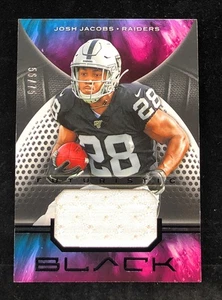 2019 Panini Black Futuristic #F-JJ Josh Jacobs Rookie RC Jersey PATCH /75 - Bild 1 von 2