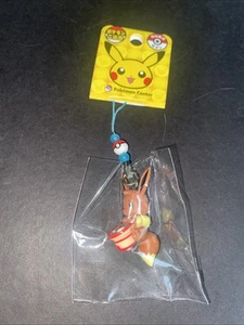 Pokemon Center Japan Sendai Beef Tongue- Eevee Phone Charm - Picture 1 of 6