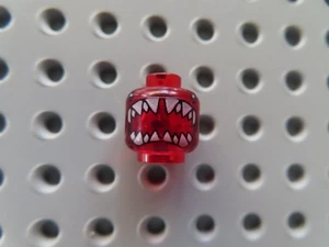 LEGO Figur Kopf 3626pb0501 transparent rot Atlantis Hammerhead Warrior atl017 - Bild 1 von 1