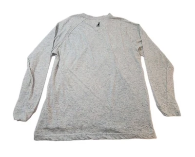 Kangol Shirt Men's Size Medium Gray Long Sleeve Causal Activewear Adult Top Tee - Imagem 1 de 4
