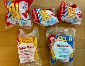 Vintage Fisher Price McDonald’s Happy Meal Toys Figurines and Under 3 Toys NIP - Picture 1 of 2