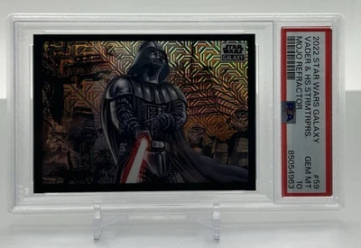 2022 Topps Star Wars Galaxy Lord Vader & His Storm Troopers Mojo /50 PSA 10 - Image 1 of 2