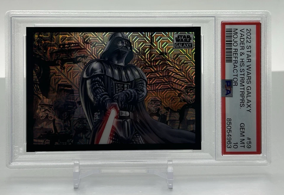 2022 Topps Star Wars Galaxy Lord Vader & His Storm Troopers Mojo /50 PSA 10 - Image 1 of 2