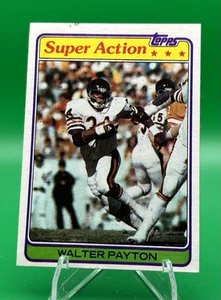 Walter Payton 1981 Topps Fútbol #202 Super Acción Chicago Bears Salón de la fama - Imagen 1 de 3
