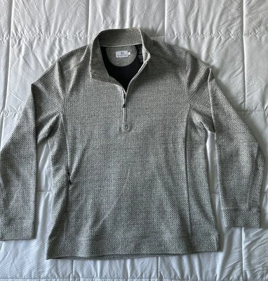 Suéter Polo 7 Diamantes Cuarto Cremallera Para Hombre Grande L Pullover Tejido Gris - Precio de venta sugerido por el fabricante 125 USD Foto 1 de 4