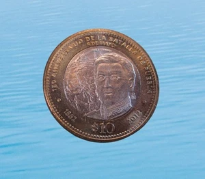 MEXICO 20 PESOS 2012 BATLE OF PUEBLA BI-METALLIC UNC KM 956 #7705# - Picture 1 of 2