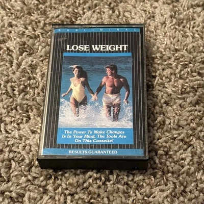 Vintage Subliminal Weight Loss Cassette Tape 1990 RARE Sleep Audio Learning - Imagem 1 de 4