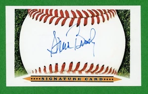 Steve Busby KC Royals pitcher Threw two no hitters Signed 3x5 Index Card E28194 - Picture 1 of 1