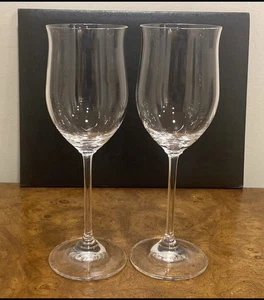 2 bicchieri da vino WATERFORD Marquis VINTAGE Tulipano Bianco Firmati RITIRATI - Foto 1 di 5