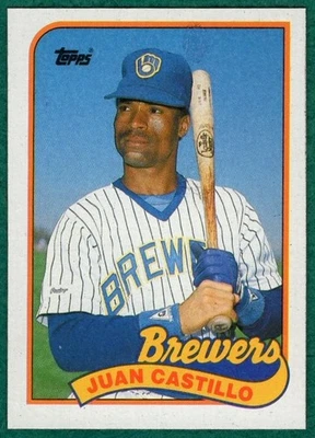 Juan Castillo - 1989 Topps #538 - Milwaukee Brewers Baseball Card - Image 1 of 2