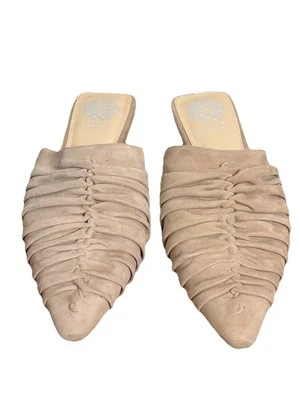 Zapatos sin cordones Vince Camuto acanalados mula para mujer talla 8 1/2 M tostados boho elegantes preppy Foto 1 de 4