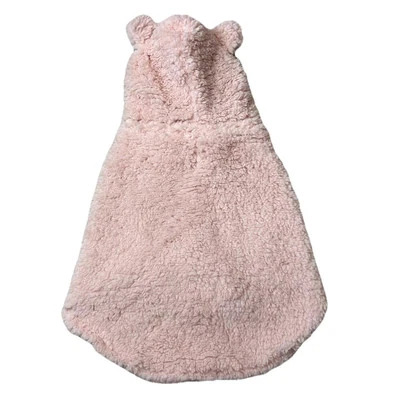 Dog Sherpa Jacket Size Medium NWT Hoodie Pink Cozy Adjustable Halloween Costume - Image 1 of 4