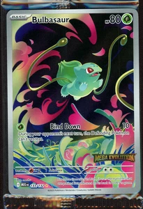 Bulbasaur 133/132 Stamped Box Topper Promo Pokemon Mega Evolution Base NM SEALED - Picture 1 of 3