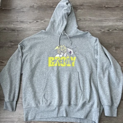 Uniqlo Dragon Ball Z Broly Fleece Pullover Sudadera con Capucha para Hombres 2X Foto 1 de 4