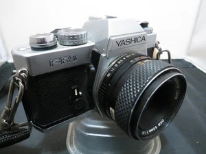 YASHICA FR II 35mm Film SLR Camera w/ Yashica 1:1.9 50mm Lens - Picture 1 of 10