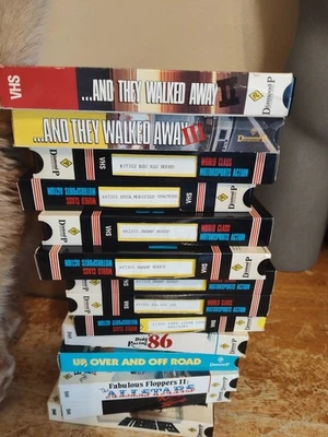 14 DIAMOND P VHS TAPES BIG RIG SWAMP BUGGY DRAG SPEED - Image 1 of 4