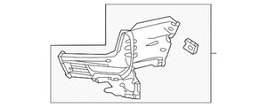 Genuine Honda Filler Panel 71102-T6Z-A00 - Picture 1 of 2