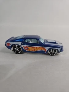 2011 Hot Wheels HW Racing '69 Ford Mustang #155 blau mit Flammen C52 - Bild 1 von 7