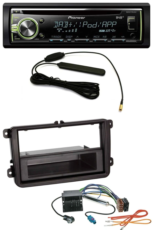 Pioneer MP3 USB CD DAB AUX Autoradio für VW Transporter T5 T6 Caravelle Multivan - Bild 1 von 4