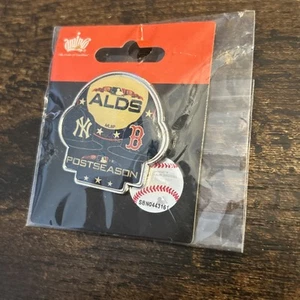 New York Yankees 2018 POSTSEASON LAPEL PIN AMINCO MLB ALDS BOSTON RED SOX - Picture 1 of 3