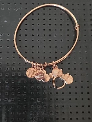Brazalete Alex & Ani Rafelian Oro Minnie Mouse Disney Dije Pulsera S Foto 1 de 4