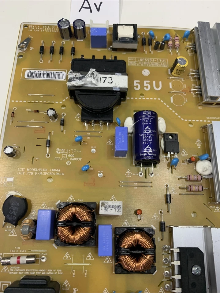 Carte Alimentation LG EAX67189101(1.4) - TV Testée Garantie Envoi 24 h - Photo 1/4