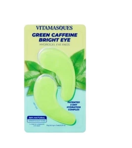 Vitamasques green caffeine bright eye hydrogel eye pads - Picture 1 of 7