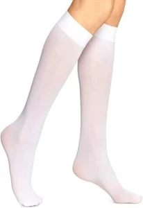 20D Women’s Sheer Knee High Stockings – Compression Support, Breathable Fit - Picture 1 of 29