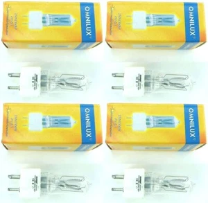4x OMNILUX Halogenlampe 230v 300w Gy-9,5 Studiolampe Halogen Leuchtmittel - Picture 1 of 6