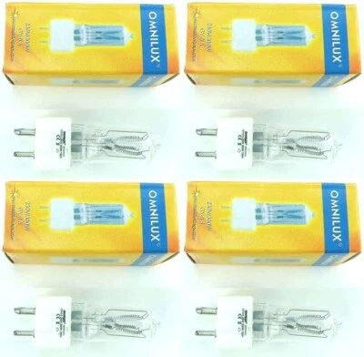4x OMNILUX Halogenlampe 230v 300w Gy-9,5 Studiolampe Halogen Leuchtmittel