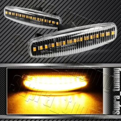 Lente transparente para Nissan Pathfinder/Infiniti M35 M45 G35 G37 luces LED laterales Foto 1 de 4