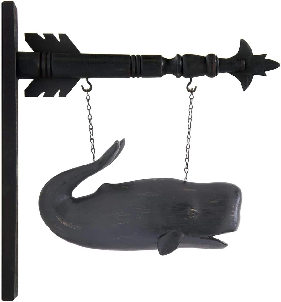 Placa decorativa suspensa de substituição de flecha para interiores K&K, preta, placas e placas - Imagem 1 de 1