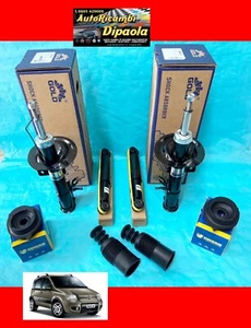 KIT 4 AMMORTIZZATORI GOLD + 2 TAMPONI ANT + 2 SUPPORTI ANTERIORI FIAT PANDA 169 - Foto 1 di 3