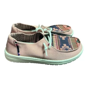 Zapatos Mayas Hey Dude Wendy Boho Envejecidos Para Mujer Azteca Maya Tribal - Imagen 1 de 9
