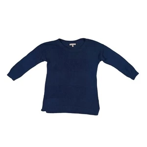 Maglione Banana Republic donna grande righe metallizzate blu navy misto cotone - Foto 1 di 10