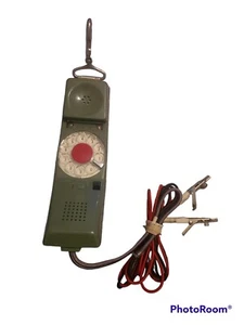 Vintage Technician Test Set - Butt Set - Rotary - Northern Telecom - Green 1967. - Picture 1 of 12