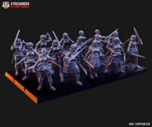 Femmina elfo Wardancer, Wargames RPG Fantasy Proxy elfi fanteria miniatura - Foto 1 di 3