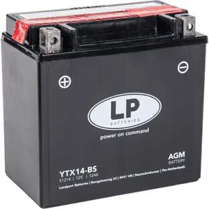 AGM 12V 12Ah Battery for Honda CR 125 R RS RT 1995-1996 - Picture 1 of 1